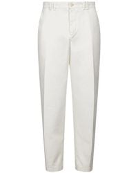 Canali - Pleated Straight-Leg Trousers - Lyst