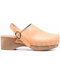 Ancient Greek Sandals - Classic Leren Klompen - Lyst