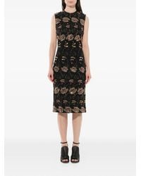 Givenchy - Floral Embroidered Shift Dress - Lyst