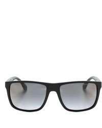 Emporio Armani - Ea4033 Rectangle-frame Sunglasses - Lyst