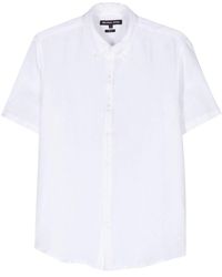 Michael Kors - Short-sleeve Linen Shirt - Lyst