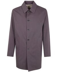 Herno - Single Breasted Midi Coat - Lyst