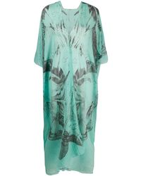 Dolci Follie Kaftan Met Print - Blauw