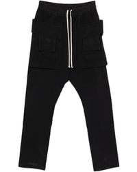 Rick Owens - Drawstring Cotton Trousers - Lyst