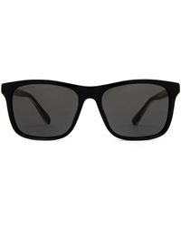 Gucci - Web-Stripe Square-Frame Sunglasses - Lyst