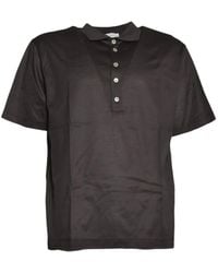 L.B.M. 1911 - Short-Sleeve Button-Up Polo Shirt - Lyst