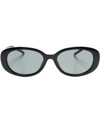 Gucci - G-Motif Oval-Frame Sunglasses - Lyst