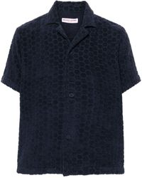 Orlebar Brown - Howell Overhemd Met Geometrisch Patroon - Lyst