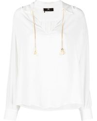 Elisabetta Franchi - Blouse With Chain - Lyst