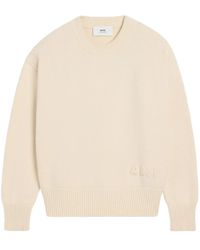 Ami Paris - Trui Met Geborduurd Logo - Lyst