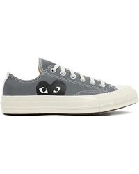 COMME DES GARÇONS PLAY - Logo-Detail Low-Top Sneakers - Lyst