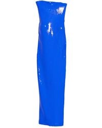 David Koma - Sequinned Strapless Maxi Dress - Lyst