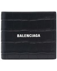 Balenciaga - ロゴ フラップ財布 - Lyst