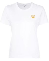 COMME DES GARÇONS PLAY - Logo T-shirt - Lyst