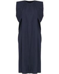 Gloria Coelho - Gathered-Detailed Midi Dress - Lyst