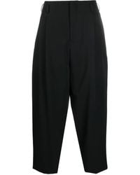 Comme des Garçons - Cropped-Hose Mit Weitem Bein - Lyst