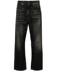 R13 - Vaqueros Con Parche Del Logo - Lyst
