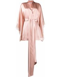 Carine Gilson - Floral-detail Dressing Gown - Lyst