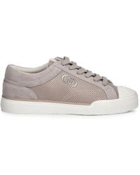 Liu Jo - Perforated Logo-Plaque Sneakers - Lyst