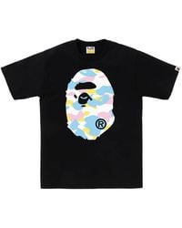 A Bathing Ape - Camouflage Graphic T-Shirt - Lyst