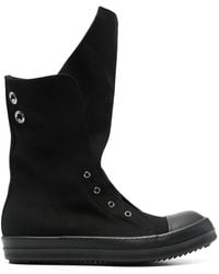 Rick Owens - High-Top-Sneakers mit Reißverschluss - Lyst