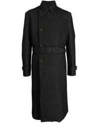Forme D'expression - Off-Centre Button-Up Coat - Lyst