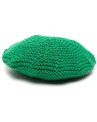 Maison Margiela - Chunky-knit Beret Hat - Lyst