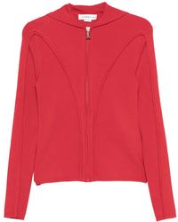 Victoria Beckham - Cardigan Con Zip - Lyst