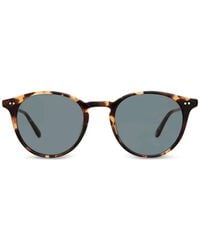 Garrett Leight - Gafas de sol Clune Sun con montura redonda - Lyst