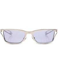 DIESEL - Rectangle Frame Sunglasses - Lyst