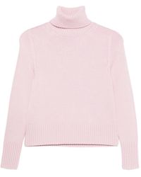 Alpha Studio - Roll-Neck Knitted Sweater - Lyst