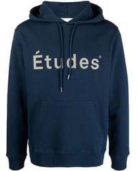 Etudes Studio - Logo-Print Organic Cotton Hoodie - Lyst