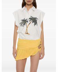 Christopher Esber - Camicia Mirage Palm Tornado Smanicata - Lyst