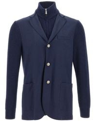 Eleventy - Single-Breasted Wool Jacket - Lyst