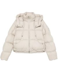 Moose Knuckles - Logo-Plaque Padded Jacket - Lyst