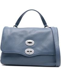 Zanellato - Borsa Tote Postina Piccola Con Borchie - Lyst