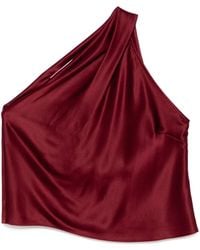 Michelle Mason - Haut Asymétrique À Dos Nu - Lyst