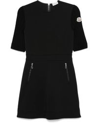 Moncler - Flared Mini-Jurk - Lyst