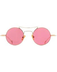 Eyepetizer - Round-Frame Metal Sunglasses - Lyst