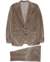 Canali - Costume En Velours Côtelé À Simple Boutonnage - Lyst