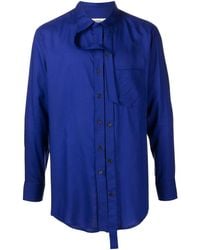 Sulvam - Strap-detailing Button-up Shirt - Lyst