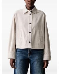Marc O' Polo - Veste Boutonnée Effet Velours Côtelé - Lyst