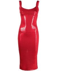 Atu Body Couture - Sequinned Bodycon Midi Dress - Lyst