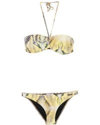 Balmain - Snakeskin-Print Bikini - Lyst