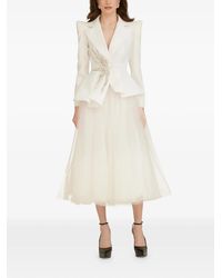 ARAFTU - Embellished Peplum Suit - Lyst