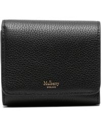 Mulberry - Logo-print Leather Wallet - Lyst