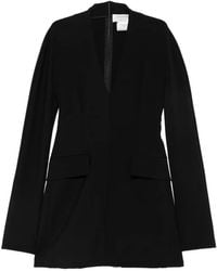 Sportmax - Tefrite07 V-Neck Long-Sleeve Mini Dress - Lyst