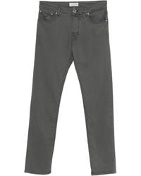 Jacob Cohen - Broek Van Stretch-Katoen Met Knoopsluiting - Lyst