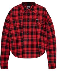 Vetements - Checked Chest-Pocket Shirt - Lyst