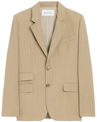 Ami Paris - New Wool Single Breasted Boxy Jacket - Lyst